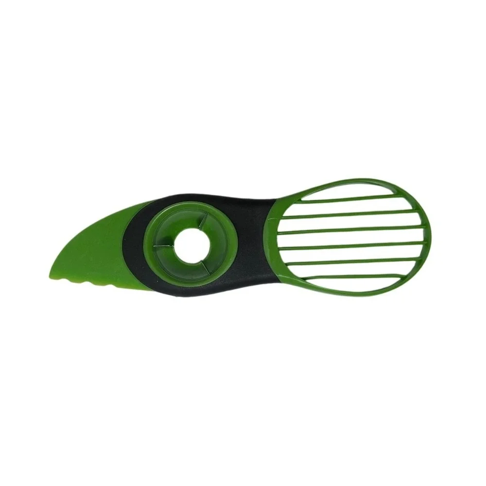 GEHA 3-in-1 Avocado Tool Slicer Pitter Peeler Green Black